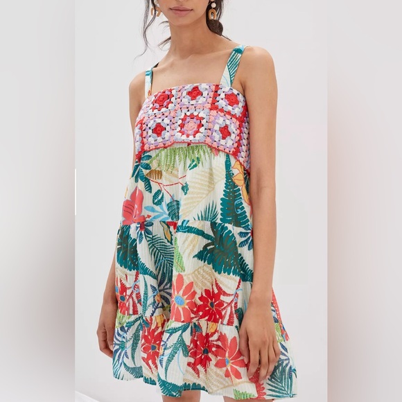 FARM Rio Multicolor Floral Mini Dress - Picture 6 of 9